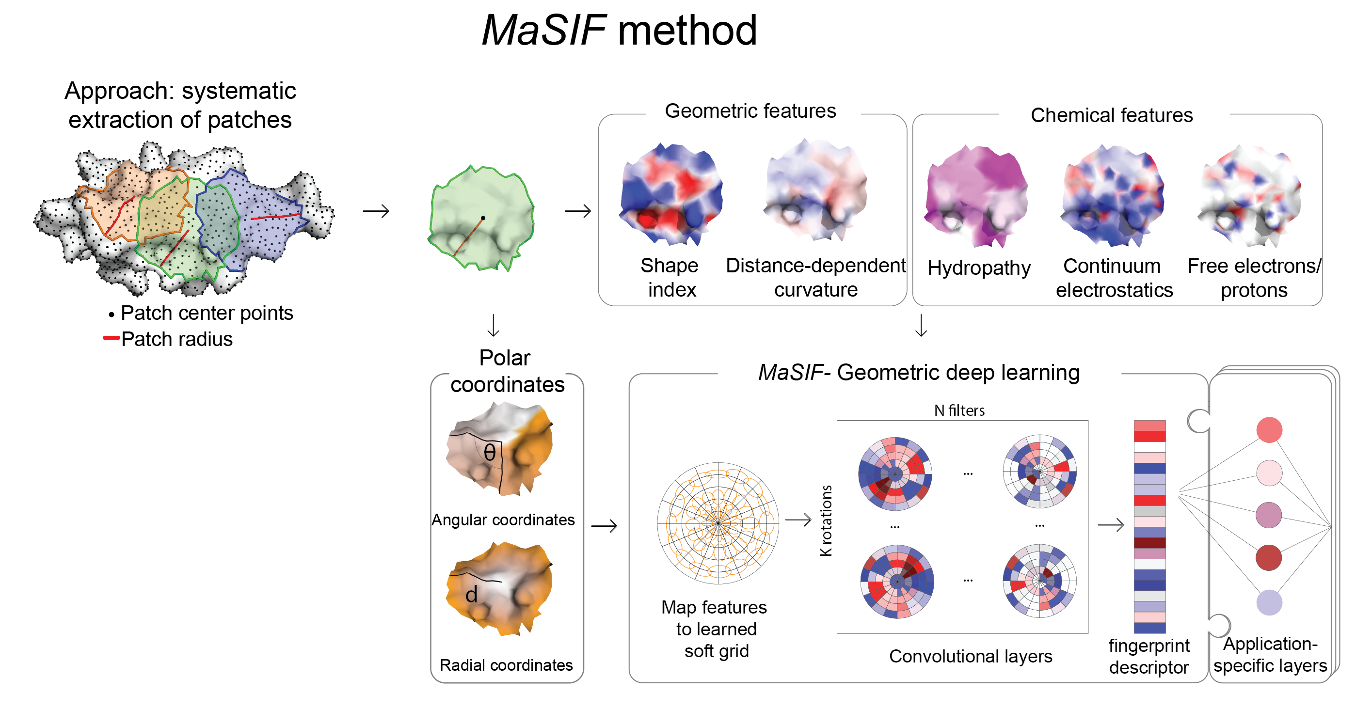 MaSIF conceptual framework and method