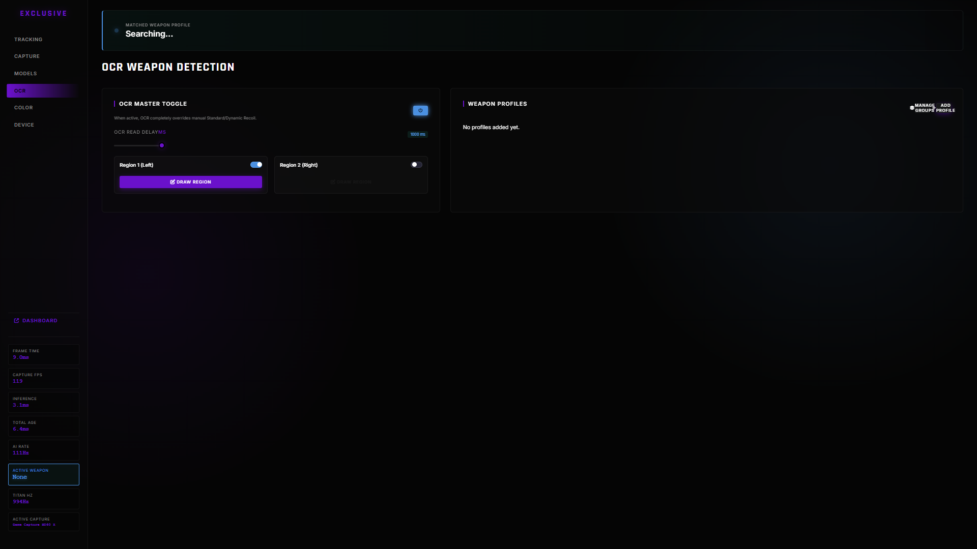 OCR Weapon Detection