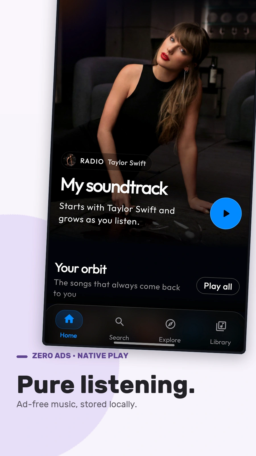 Levyra home and personalized radio