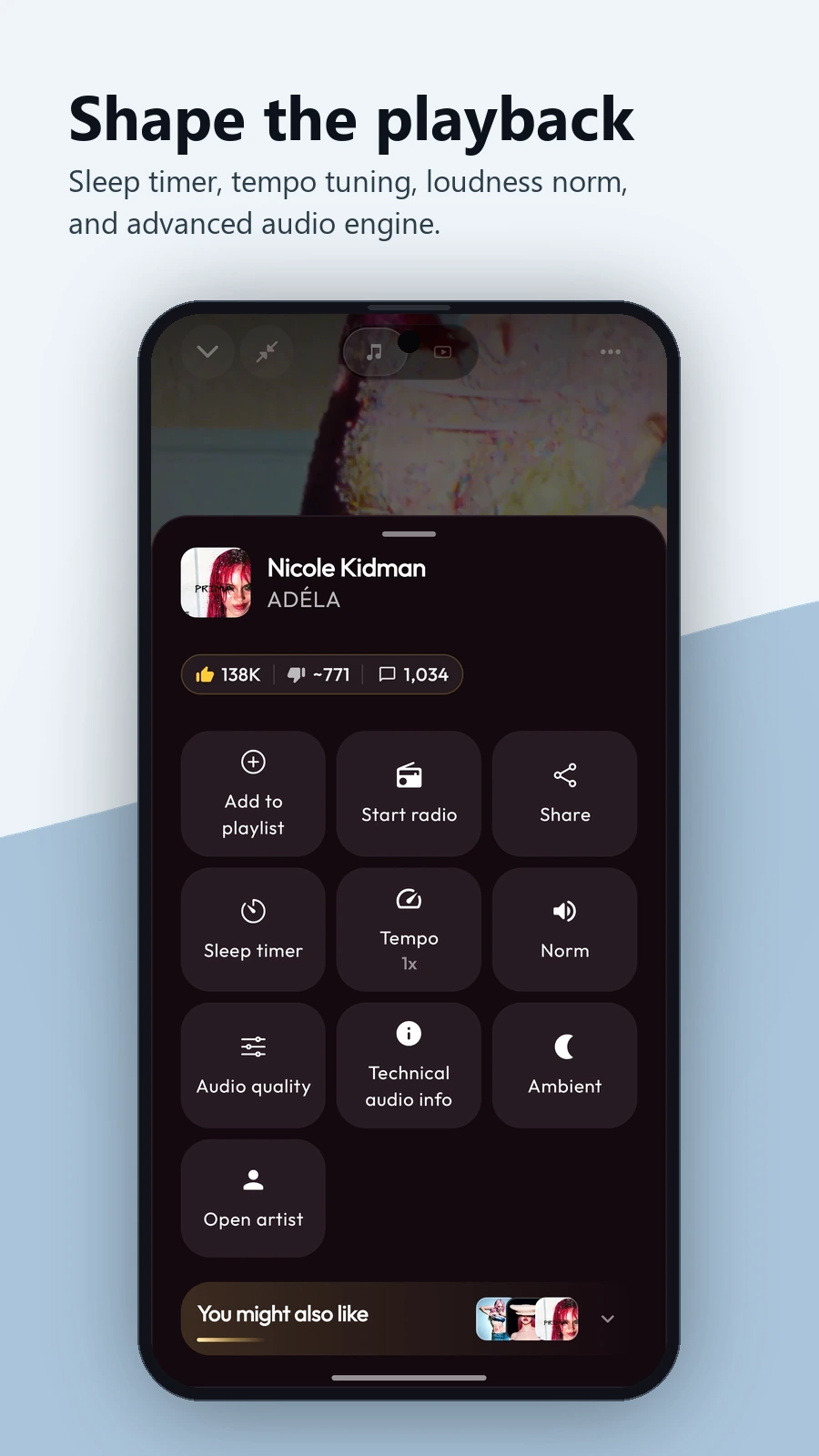 Levyra audio tuning and playback engine