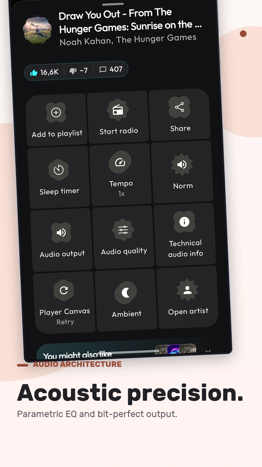 Levyra audio tuning and playback engine