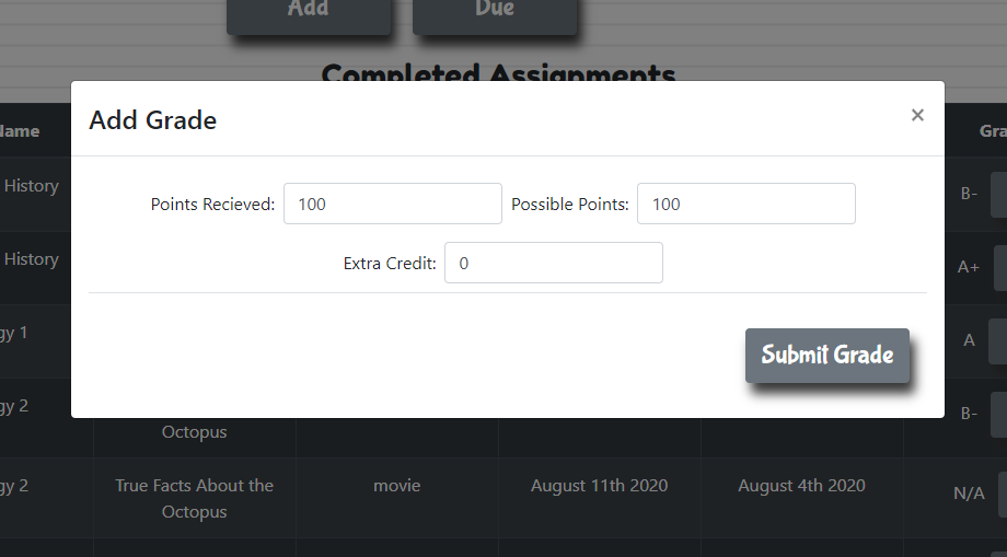 assignment grade generator