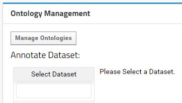 Ontology Management Button