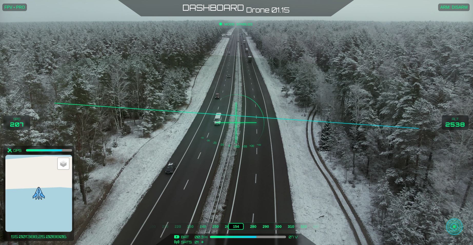 Web Drone Controller