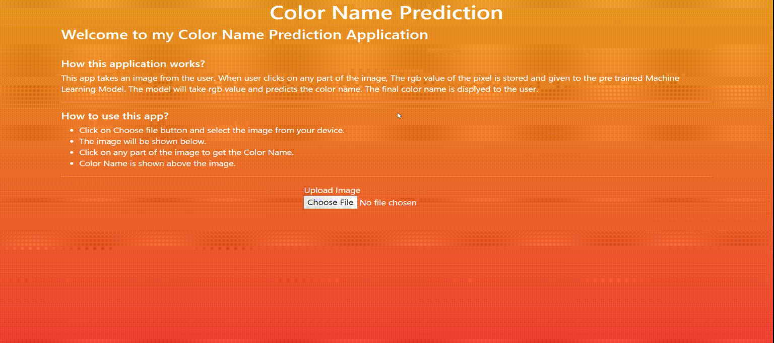 Color Name Prediction Demo