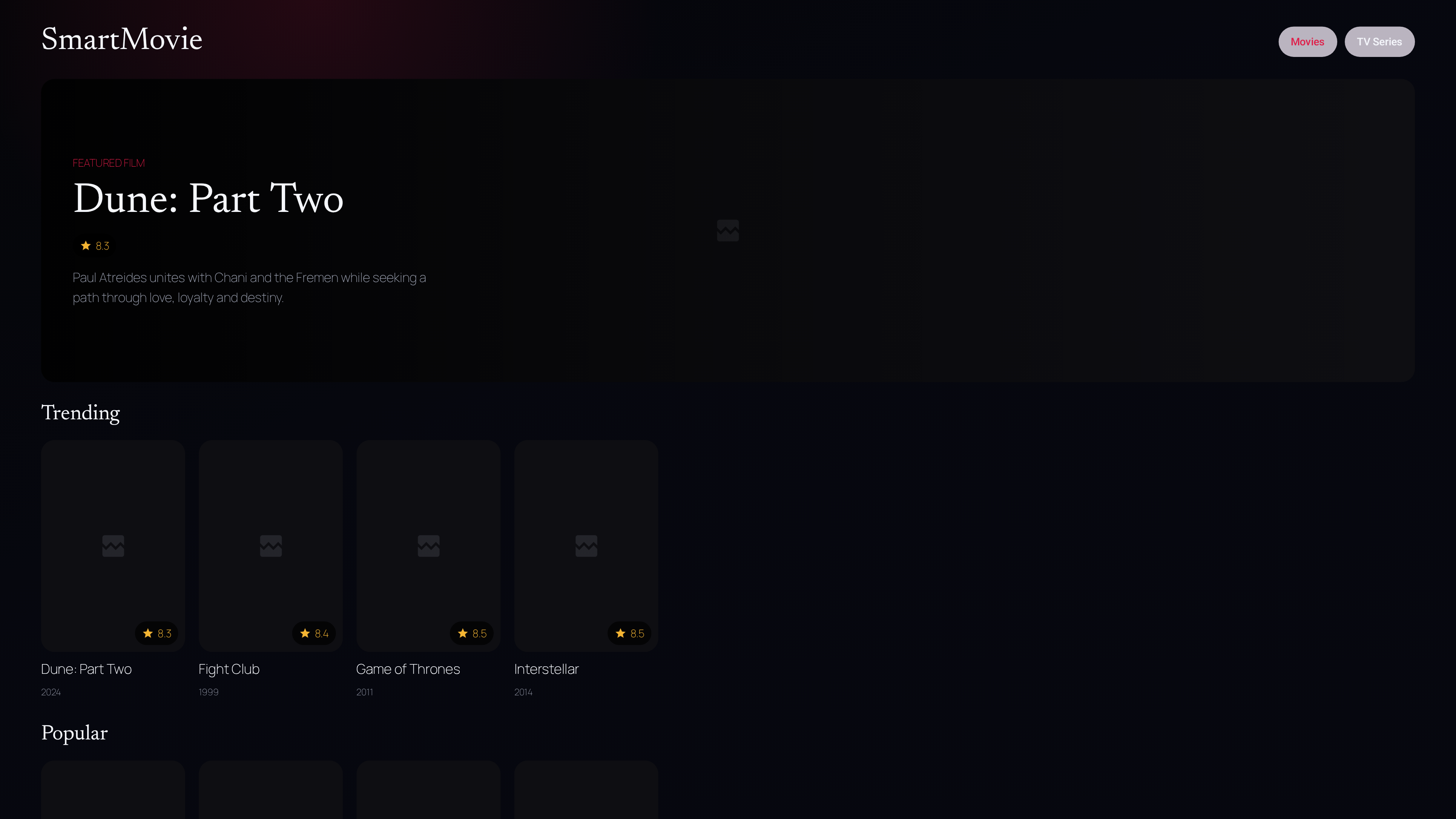 Smart Movie Android Home on Android TV