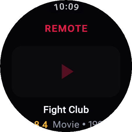Smart Movie Android companion remote on Wear OS