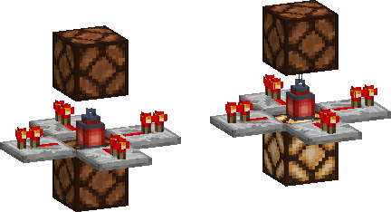 Basic Redstone Lantern connectivity