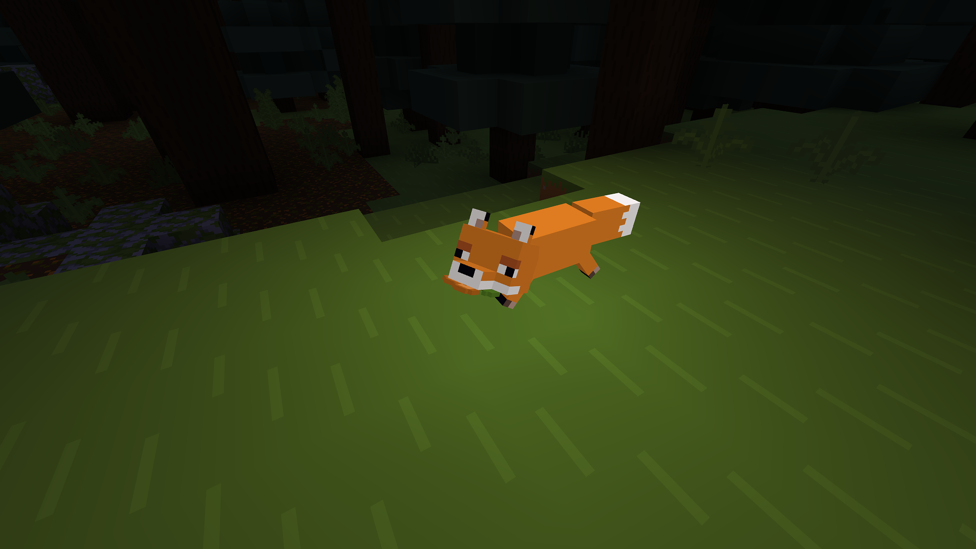 Fox holding glowberries