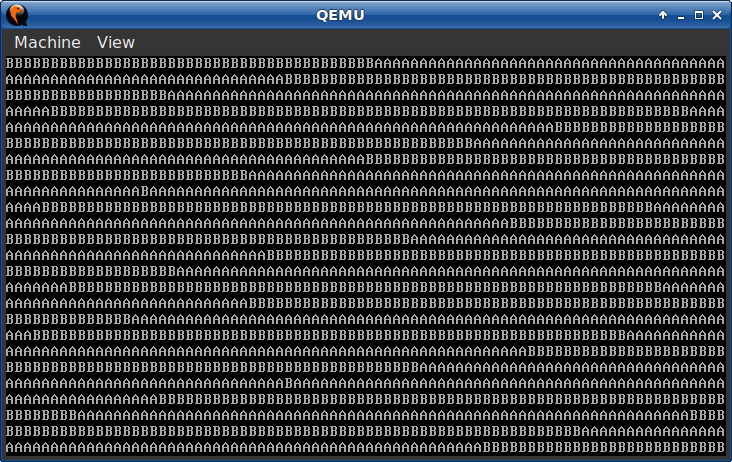 Linux 0.00 running in QEMU