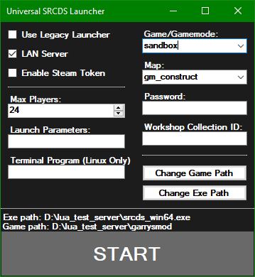Github Lambdagaming Gmod Server Launcher Console Garry S Mod Server Launcher Gui With Console Support