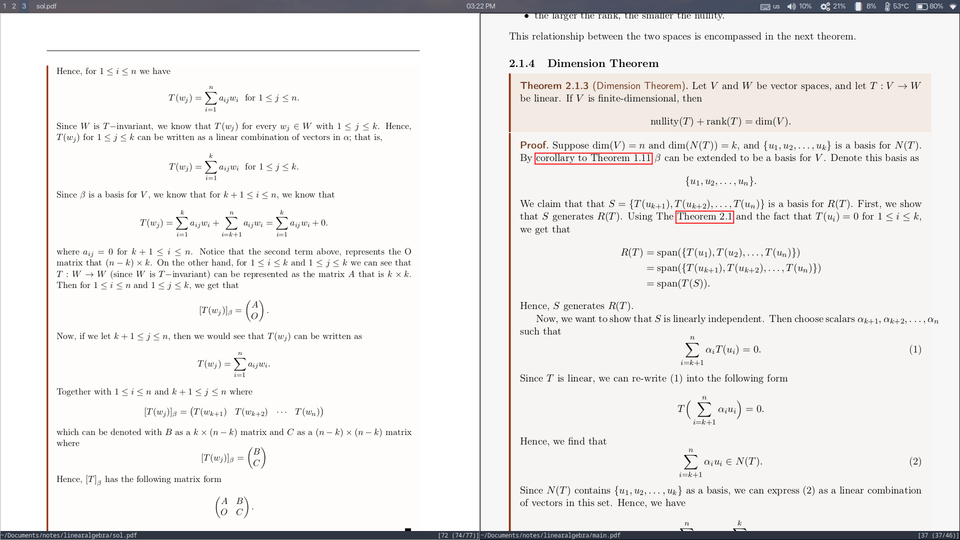 Linear Algebra