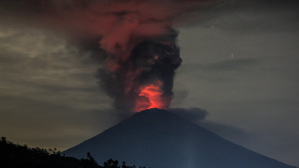 Agung volcano