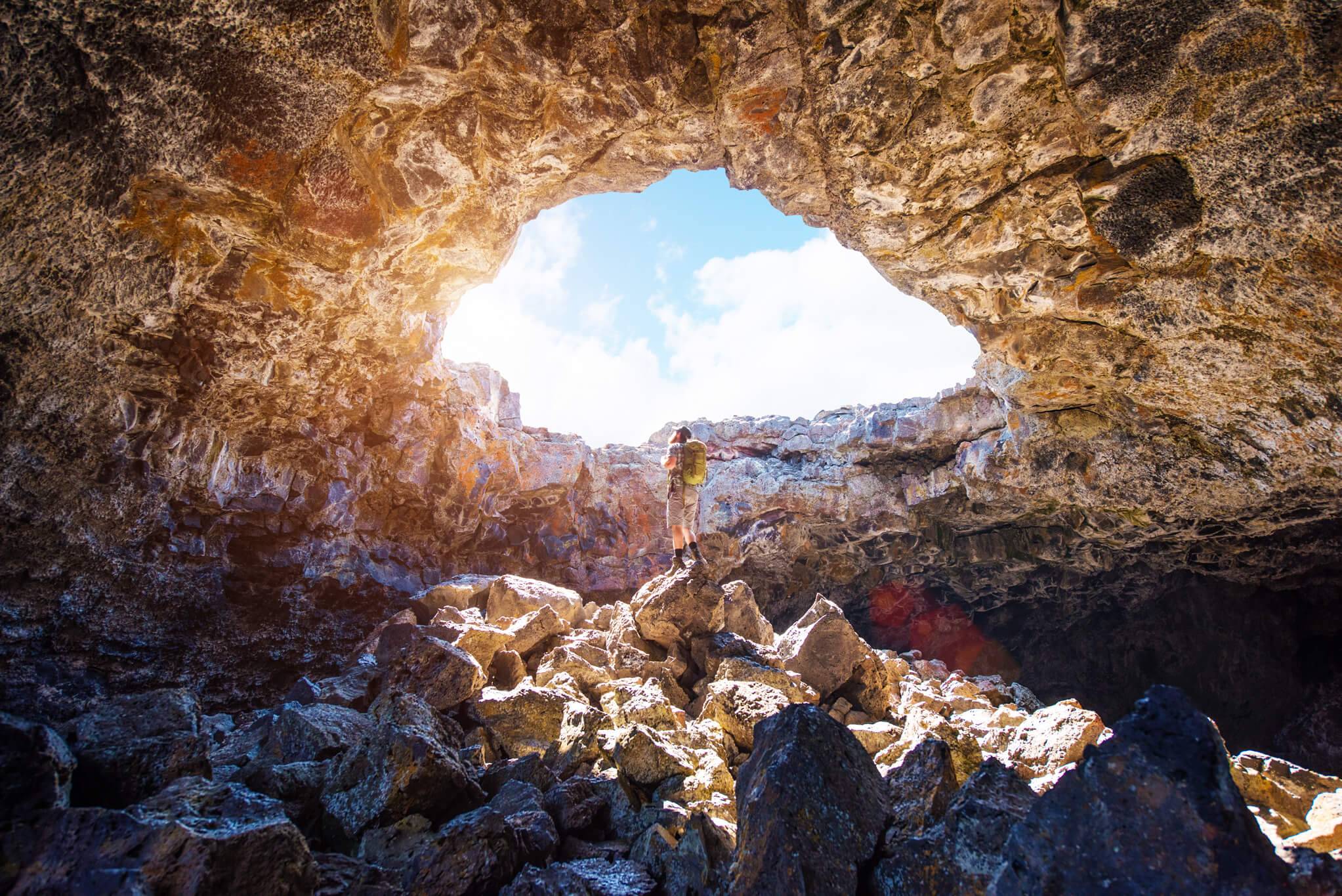 Craters of the Moon volcano