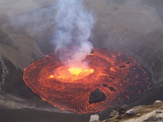 Karthala volcano