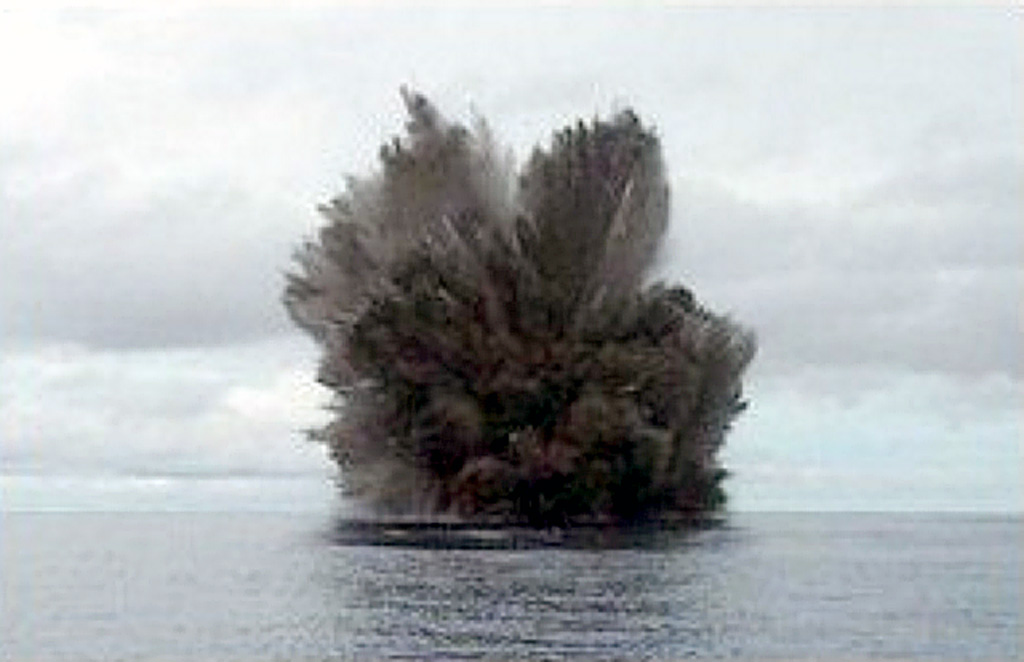 Kavachi volcano