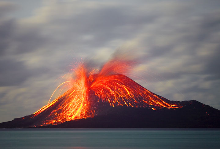 Krakatau volcano