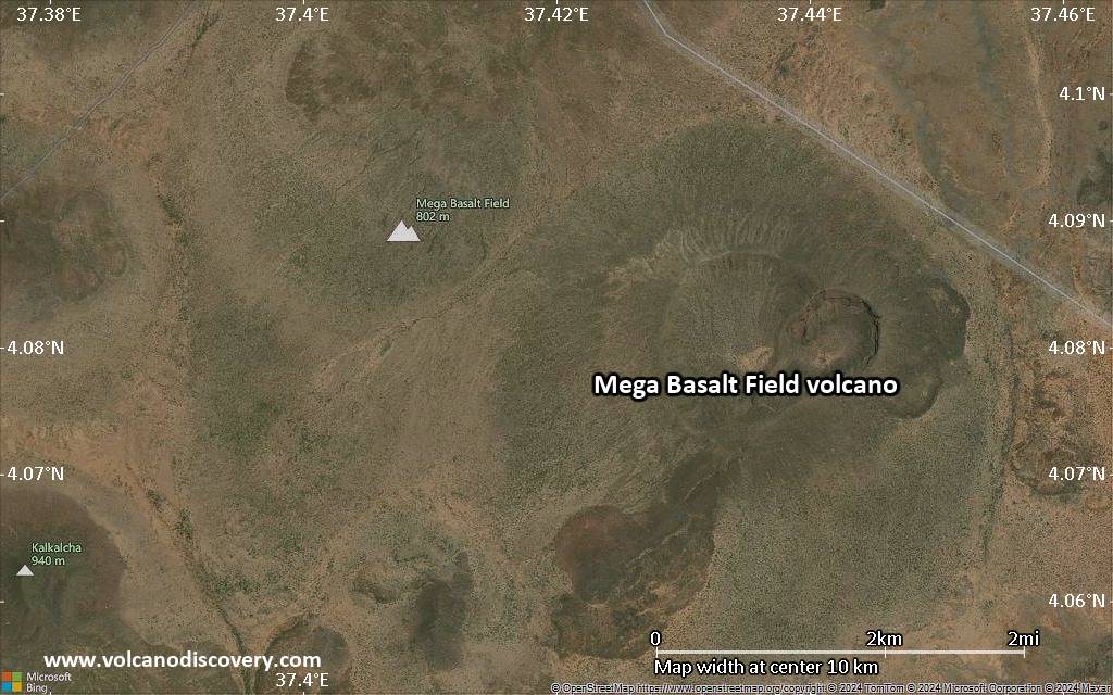 Mega Basalt Field volcano