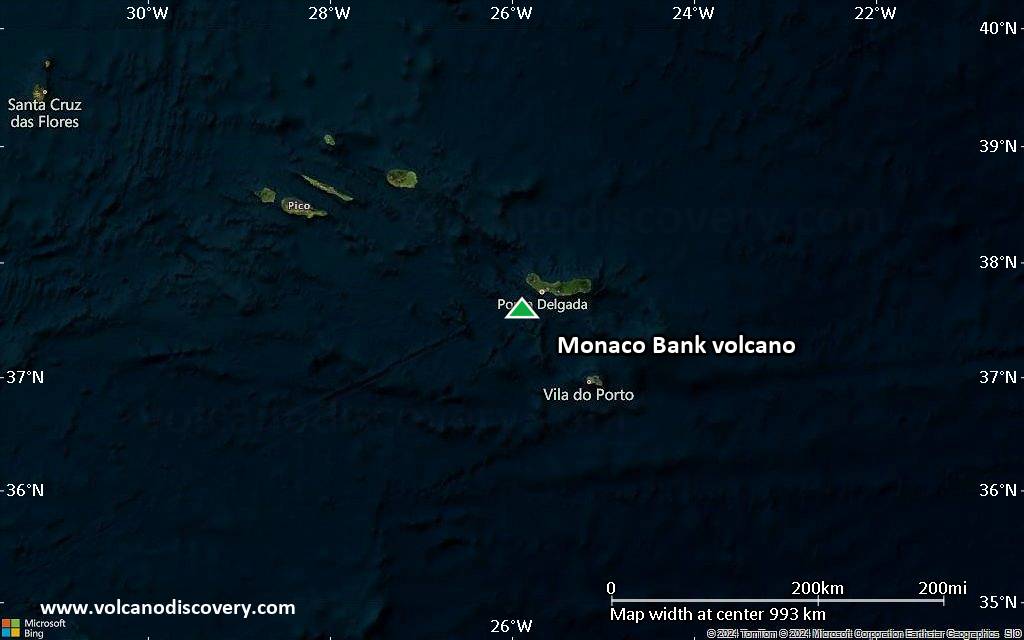 Monaco Bank volcano
