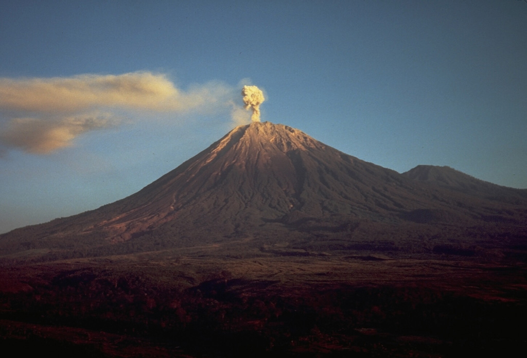 Mount Semeru volcano
