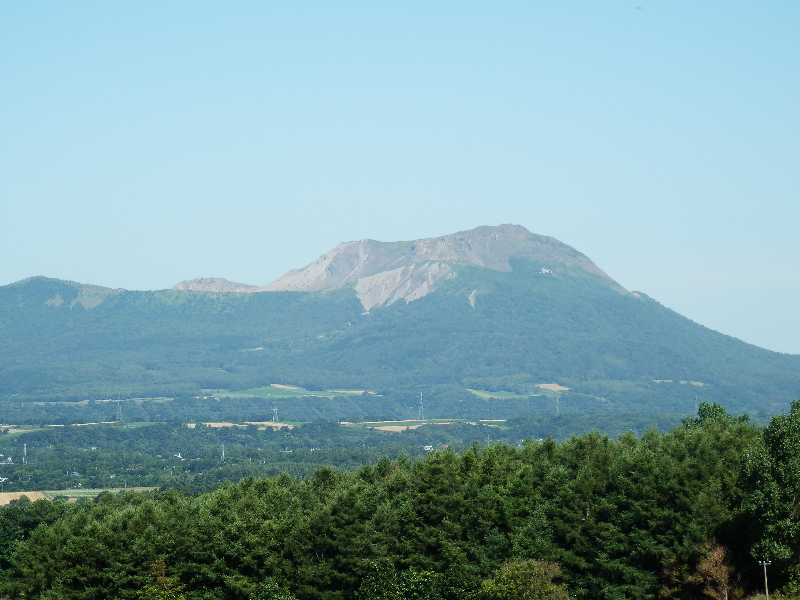 Mount Usu volcano