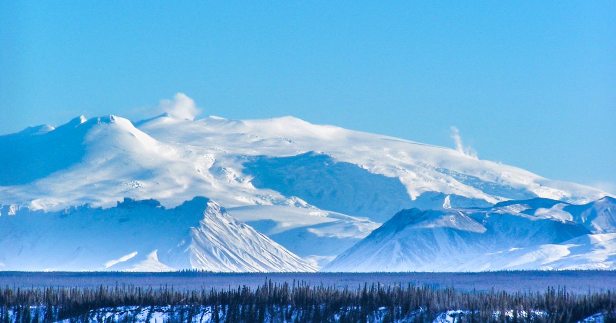 Mount Wrangell volcano