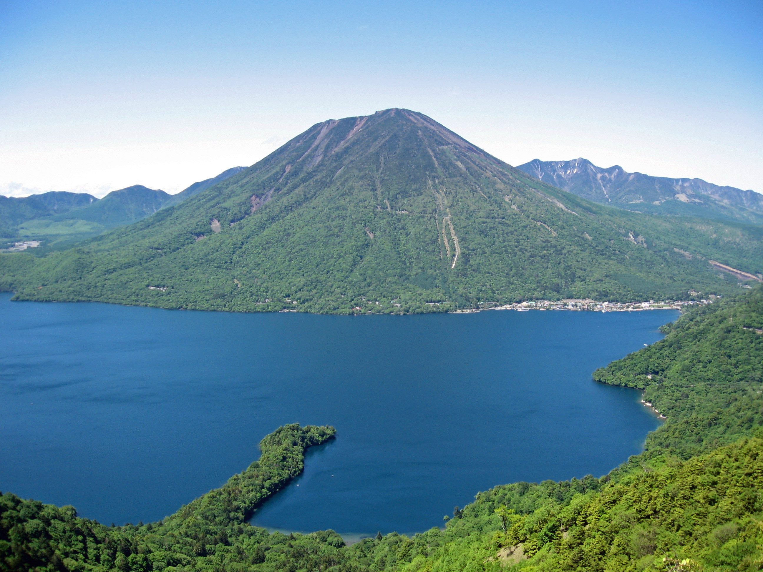 Nantai volcano