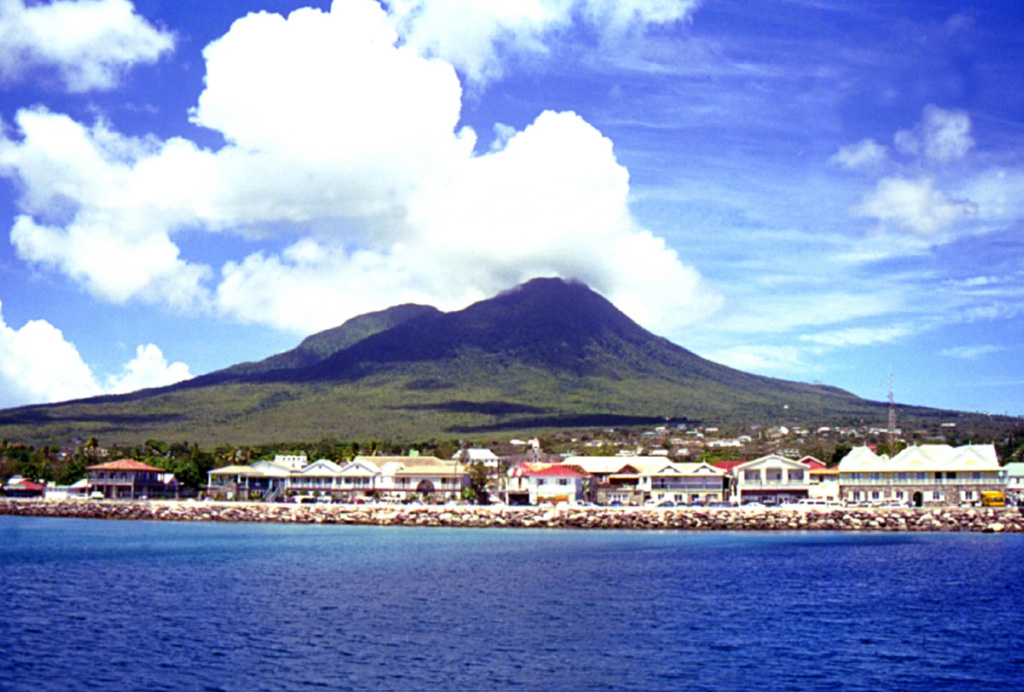 Nevis Peak volcano
