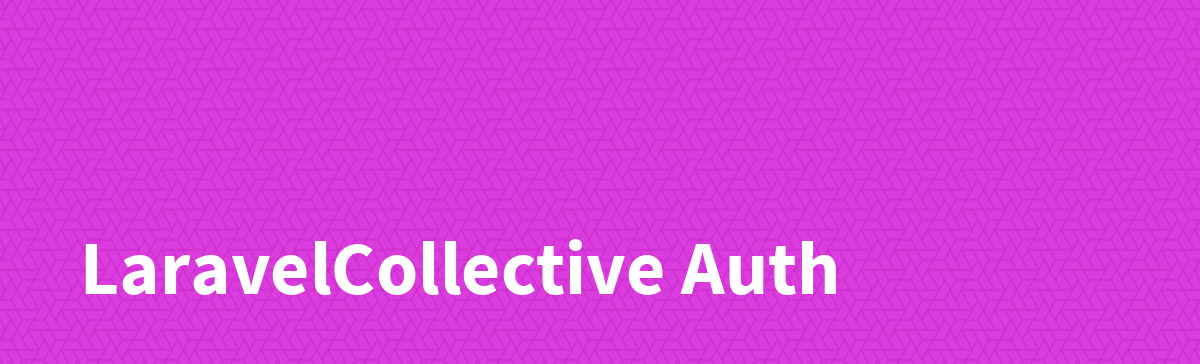 LaravelCollective Auth