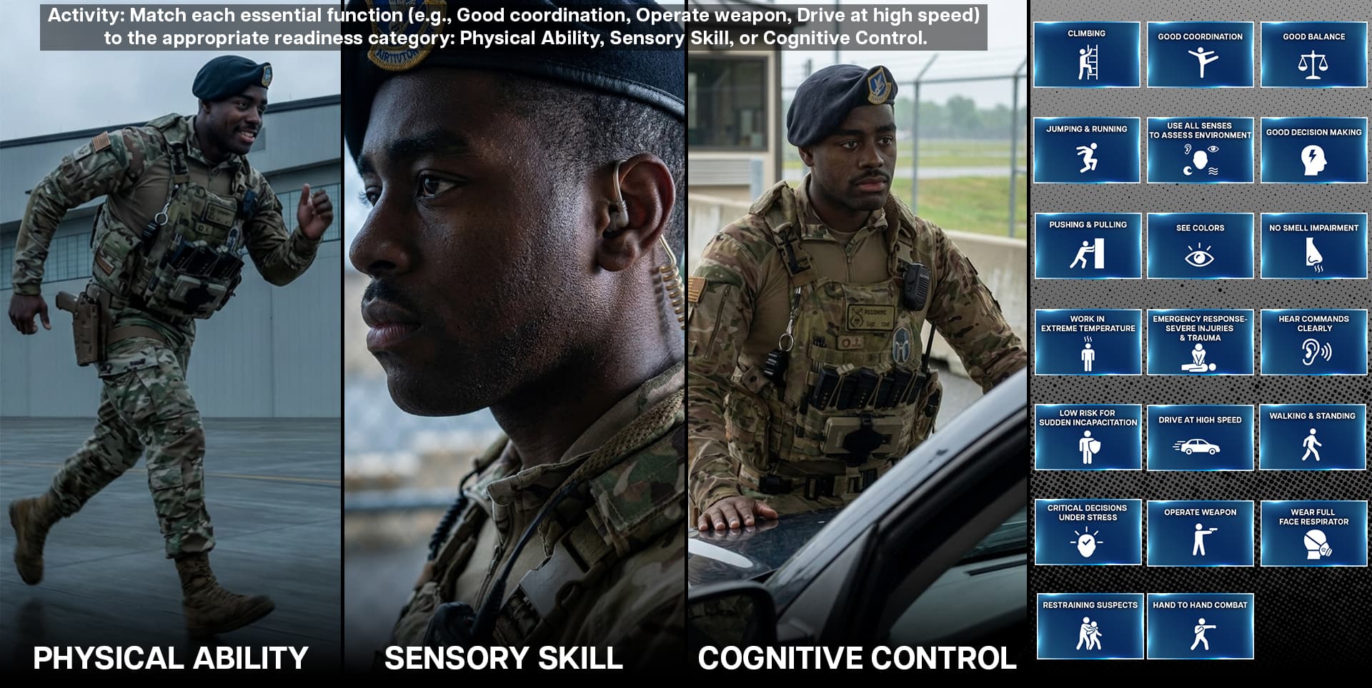 Security Forces Assessment Interface