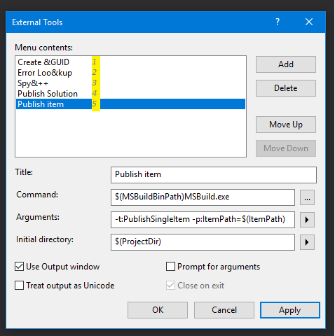 VS 2019 - Create new project dialog