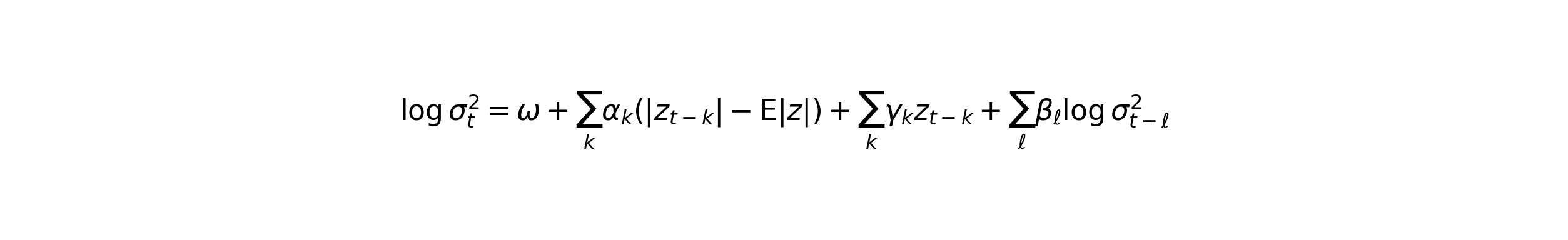 EGARCH