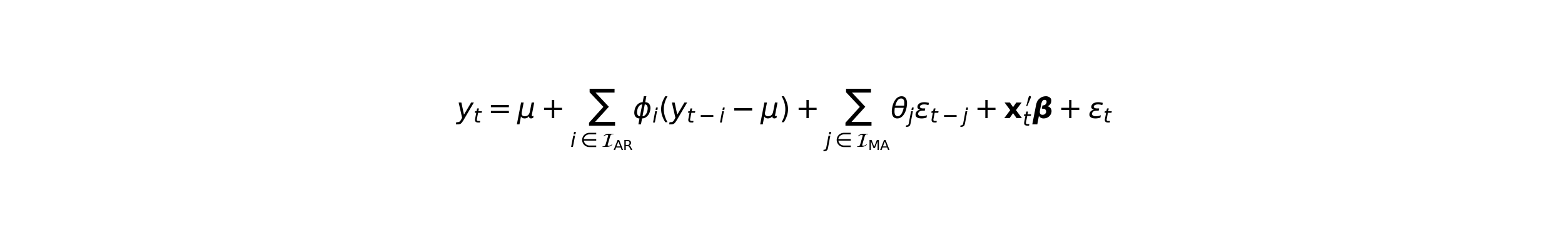 Mean equation