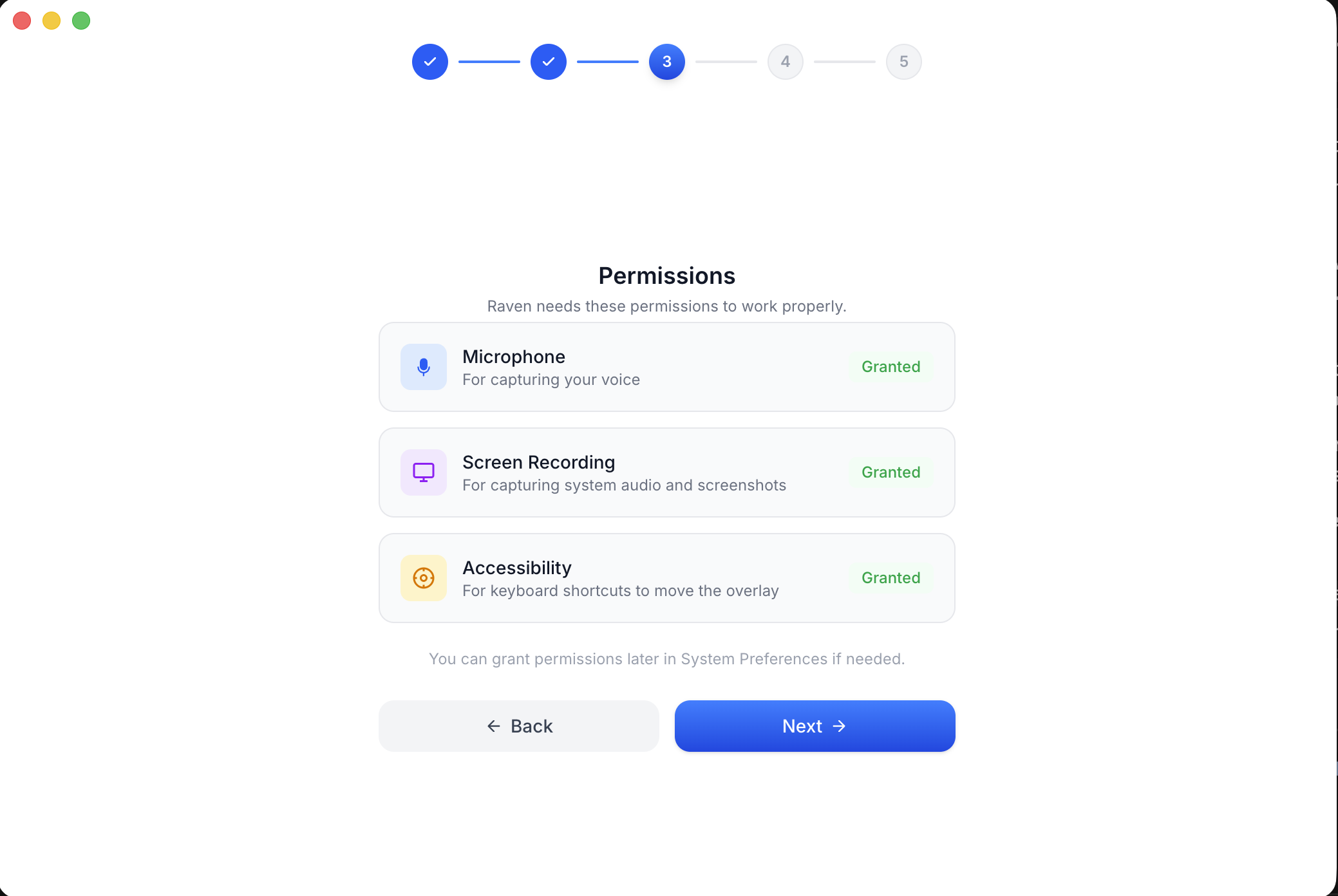 Permissions