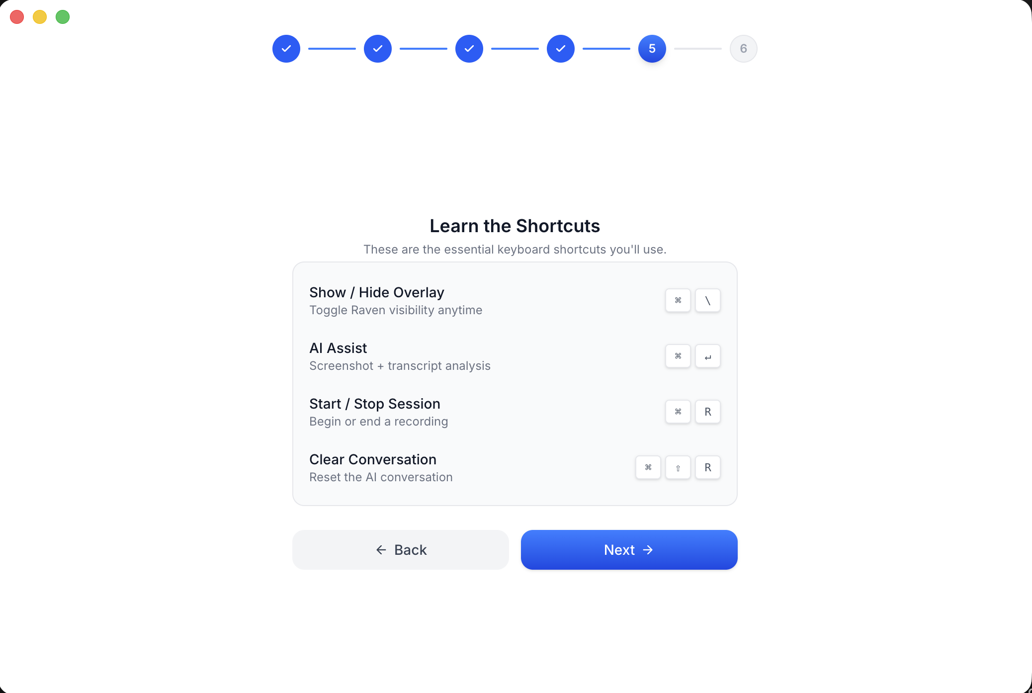 Shortcuts