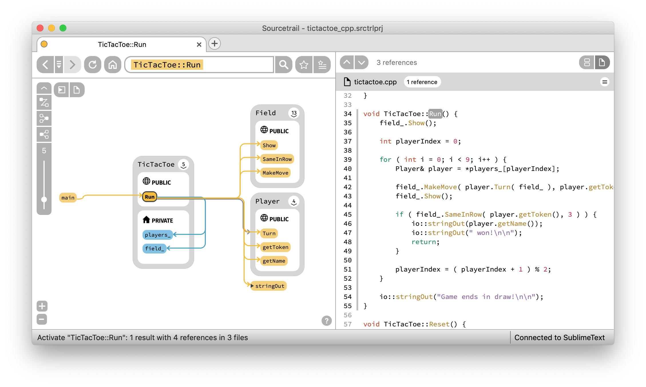 "Sourcetrail User Interface"