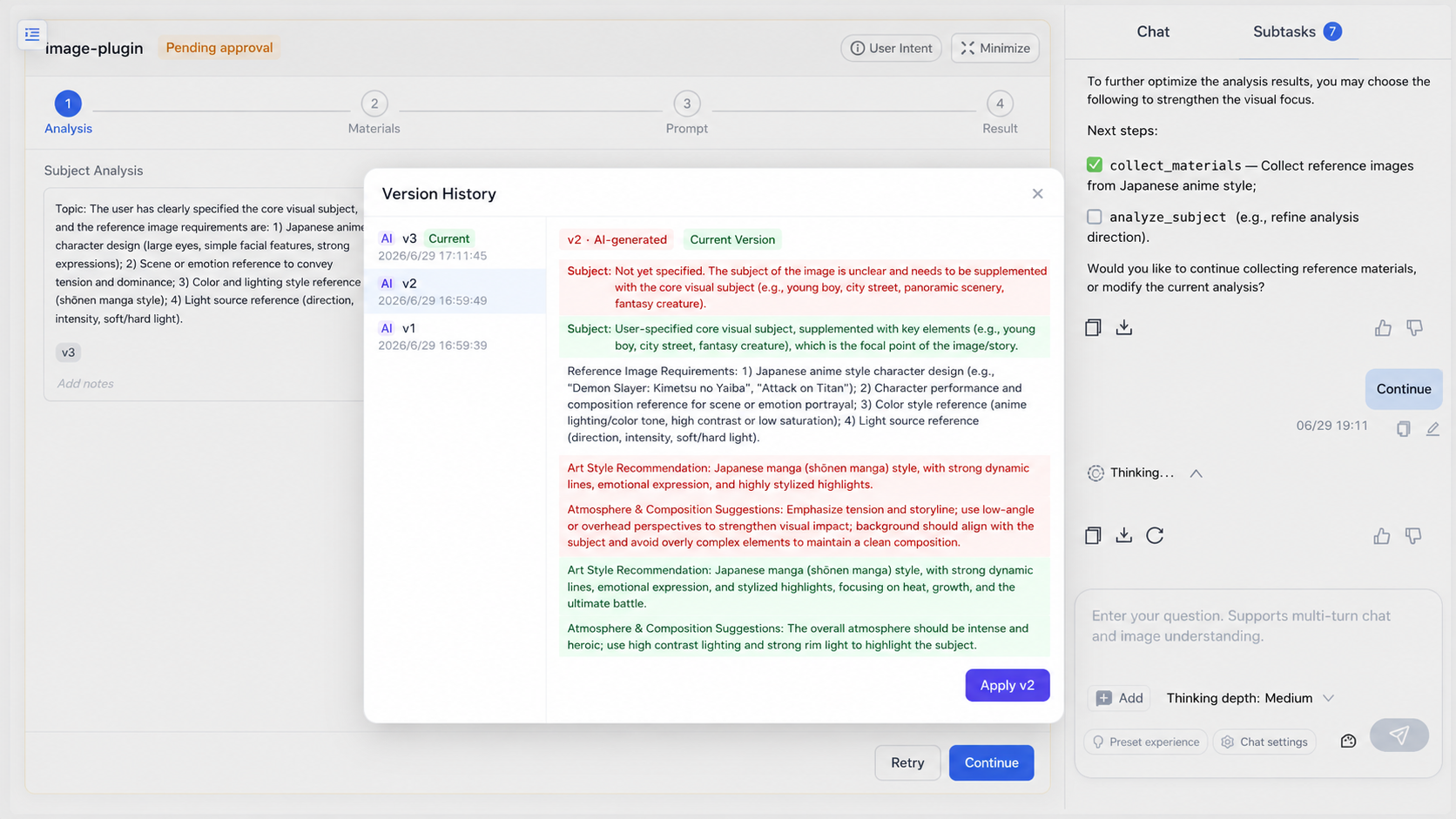 Inspect the execution trail and approve the next step without restarting
