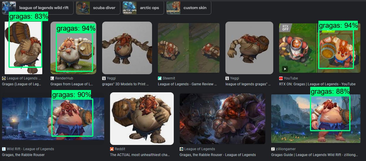 gragas recognition from google images