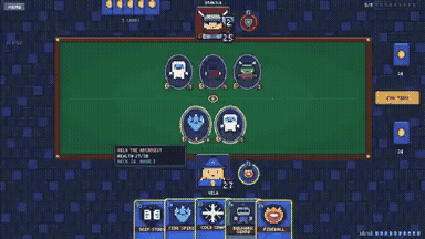 Pixel Art Hearthstone-Style Card Game Prompt