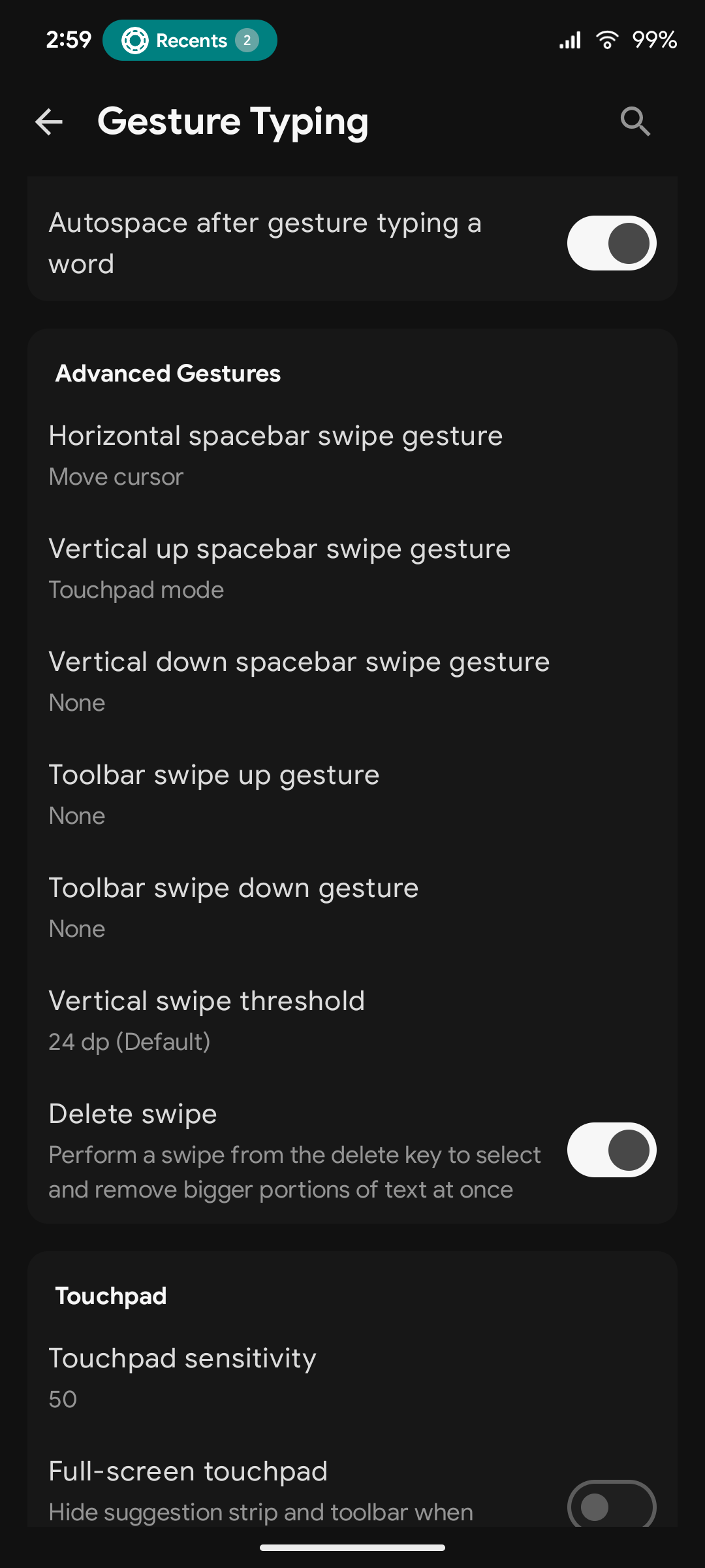 Gesture Typing