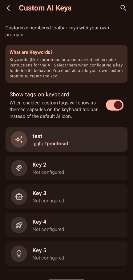 Screenshot 1 of LeanType Keyboard — opens full size