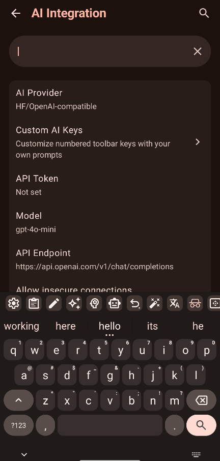 Screenshot 2 of LeanType Keyboard — opens full size