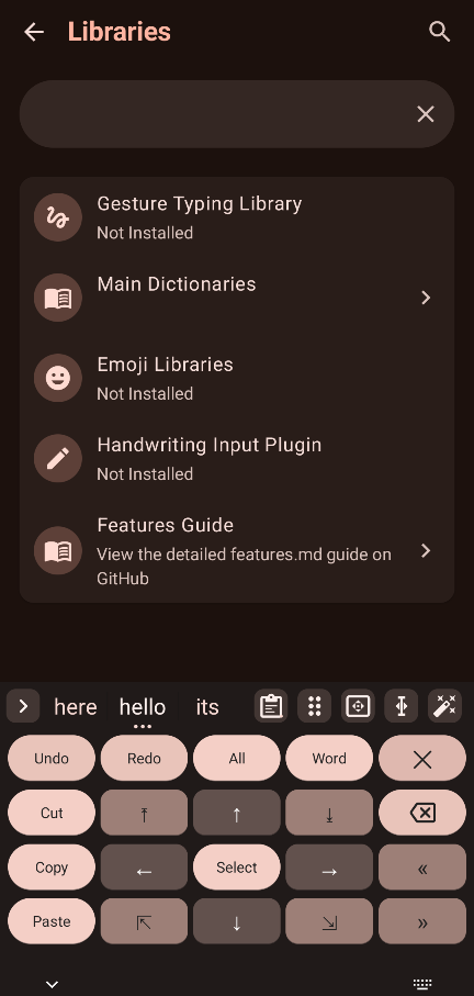 Screenshot 5 of LeanType Keyboard — opens full size