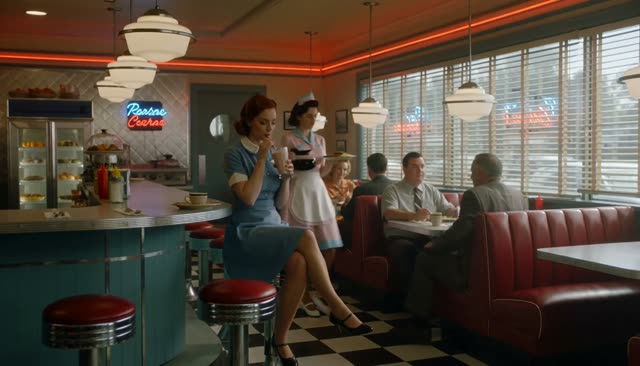 MiniMax H3 Max 768p: Frozen Time and Rewind in a 1950s Diner