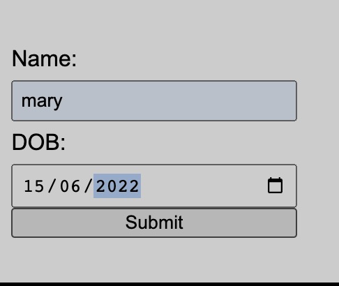 input field