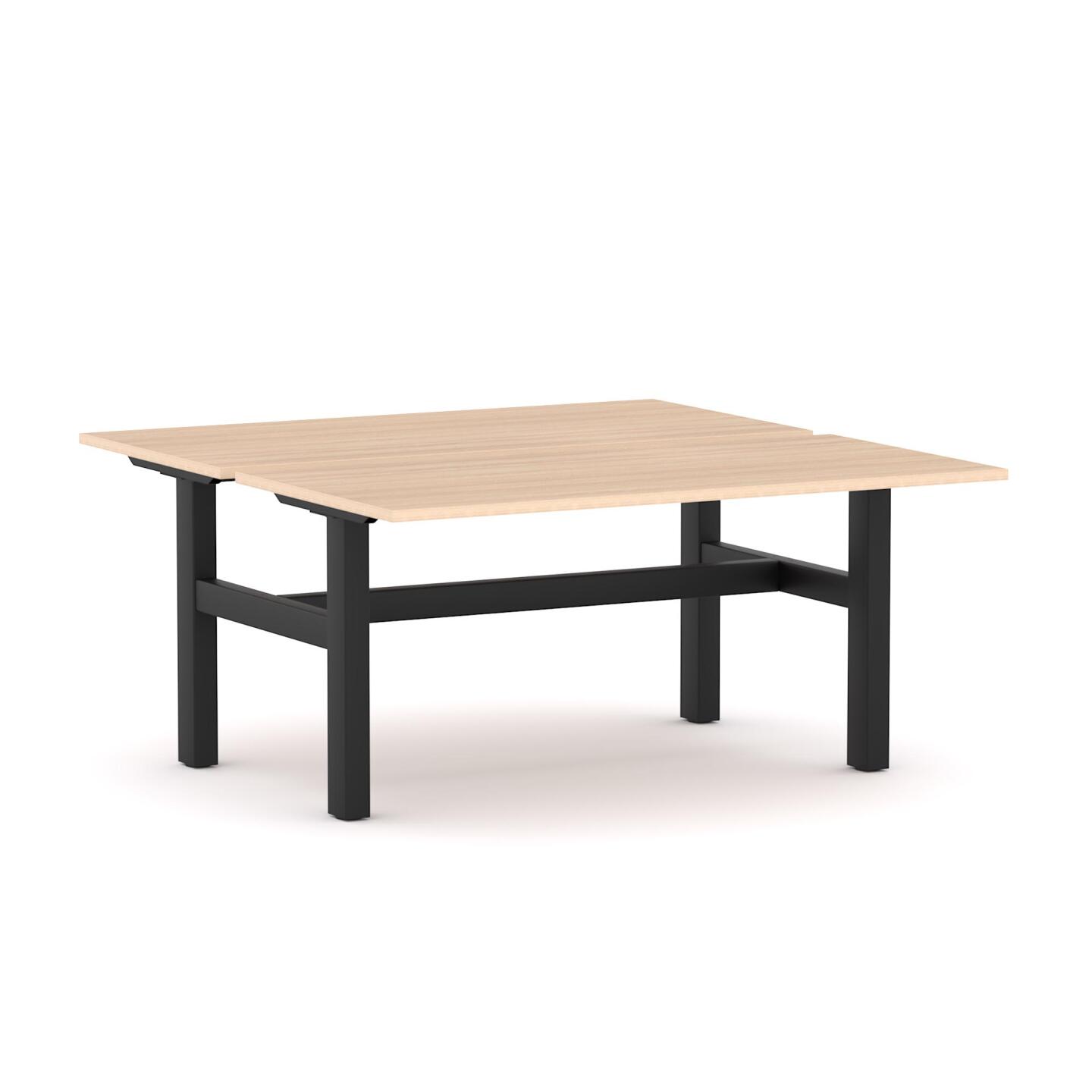 Agile Fixed Rectangle 2-Person Back-to-Back Desk