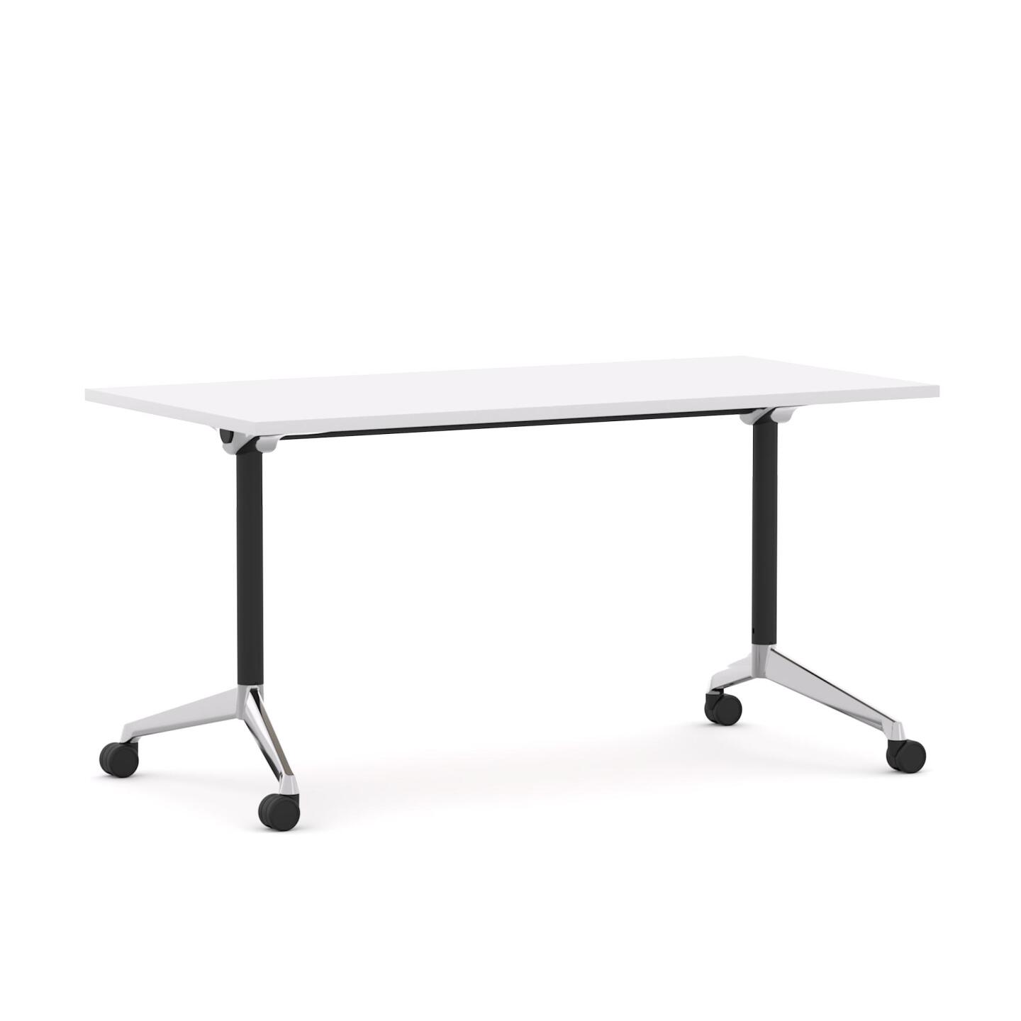 Modulus Mobile Boardroom Table with White worktop