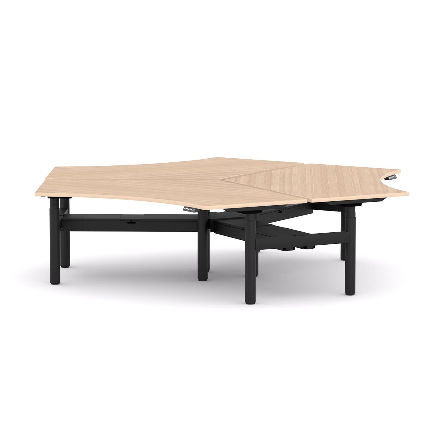 AgileMotion+ Round 3-Person 120° Workstation
