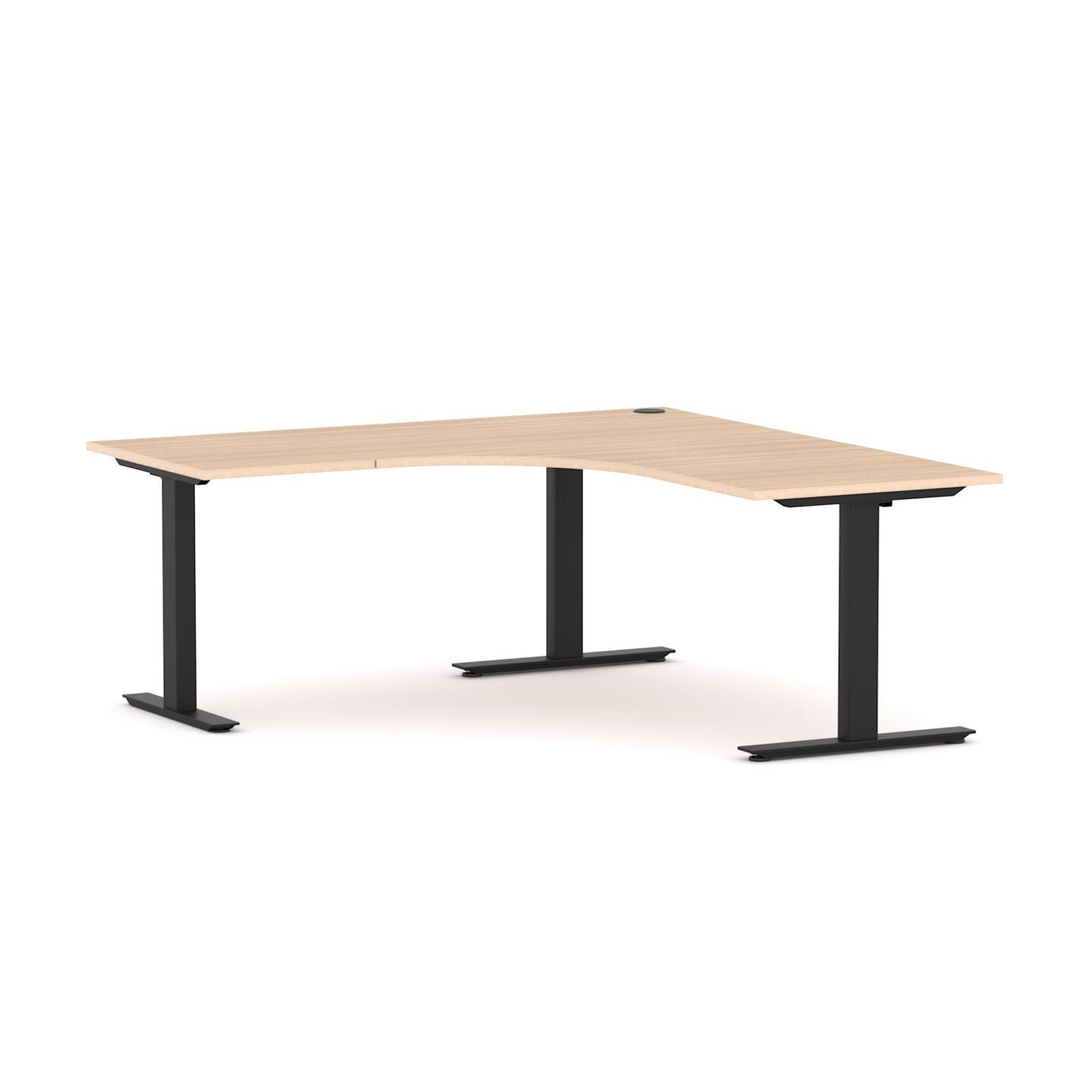 Agile Fixed Rectangle 90° Corner Workstation