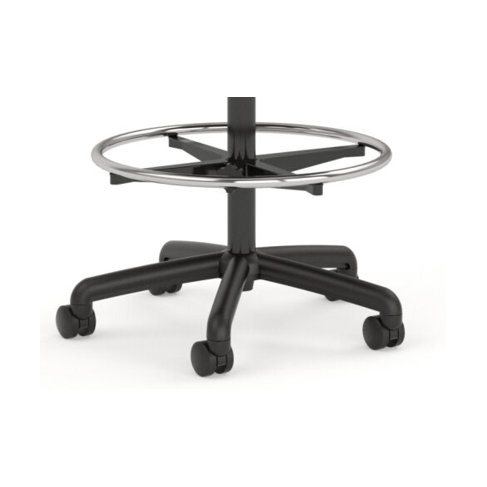 Drafting Upgrade with Chrome Footring for Flow Chair
